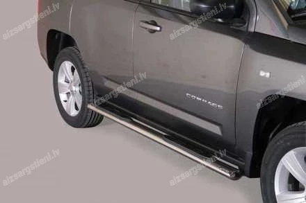 MISUTONIDA OVAL SIDE BARS WITH PLASTIC FOOTSTEPS JEEP Compass