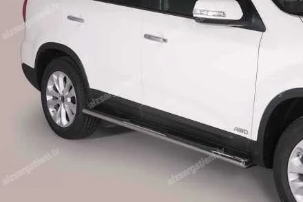 MISUTONIDA OVAL SIDE BARS WITH PLASTIC FOOTSTEPS KIA Sorento