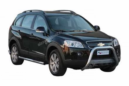 MISUTONIDA ROUND SIDE BARS WITH PLASTIC FOOTSTEPS CHEVROLET Captiva