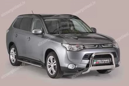 MISUTONIDA OVAL SIDE BARS WITH PLASTIC FOOTSTEPS MITSUBISHI Outlander