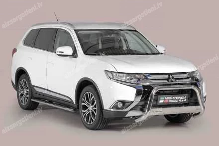 MISUTONIDA OVAL SIDE BARS WITH PLASTIC FOOTSTEPS MITSUBISHI Outlander
