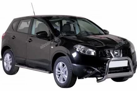 MISUTONIDA OVAL SIDE BARS WITH PLASTIC FOOTSTEPS NISSAN Qashqai