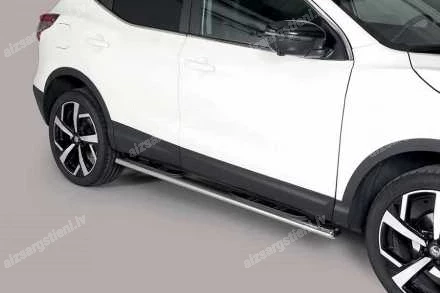 MISUTONIDA OVAL SIDE BARS WITH PLASTIC FOOTSTEPS NISSAN Qashqai