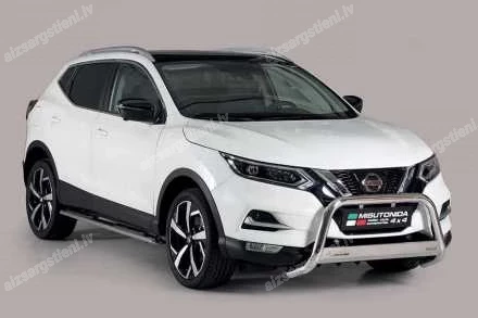 MISUTONIDA OVAL SIDE BARS WITH PLASTIC FOOTSTEPS NISSAN Qashqai