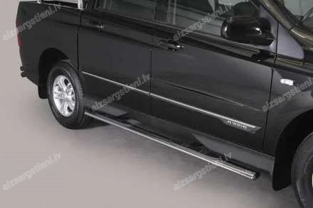 MISUTONIDA OVAL SIDE BARS WITH PLASTIC FOOTSTEPS SSANGYONG/KGM Actyon Sports