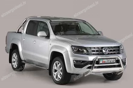 MISUTONIDA OVAL SIDE BARS WITH PLASTIC FOOTSTEPS VOLKSWAGEN Amarok